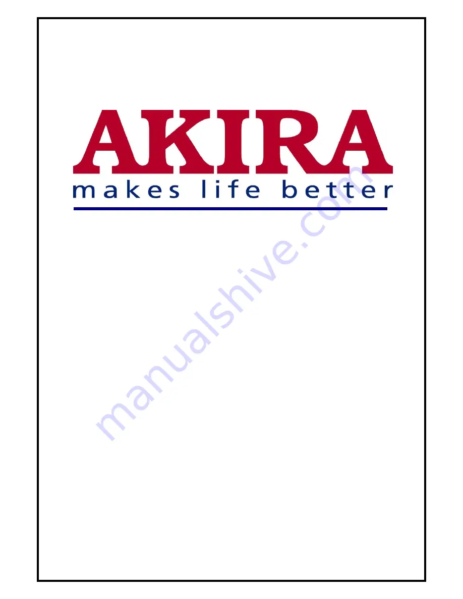 akira LCT-37KX1DSTP Service Manual Download Page 1