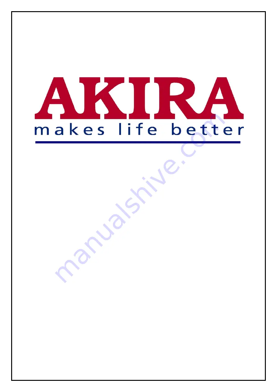 akira MMS-721 Service Manual Download Page 1