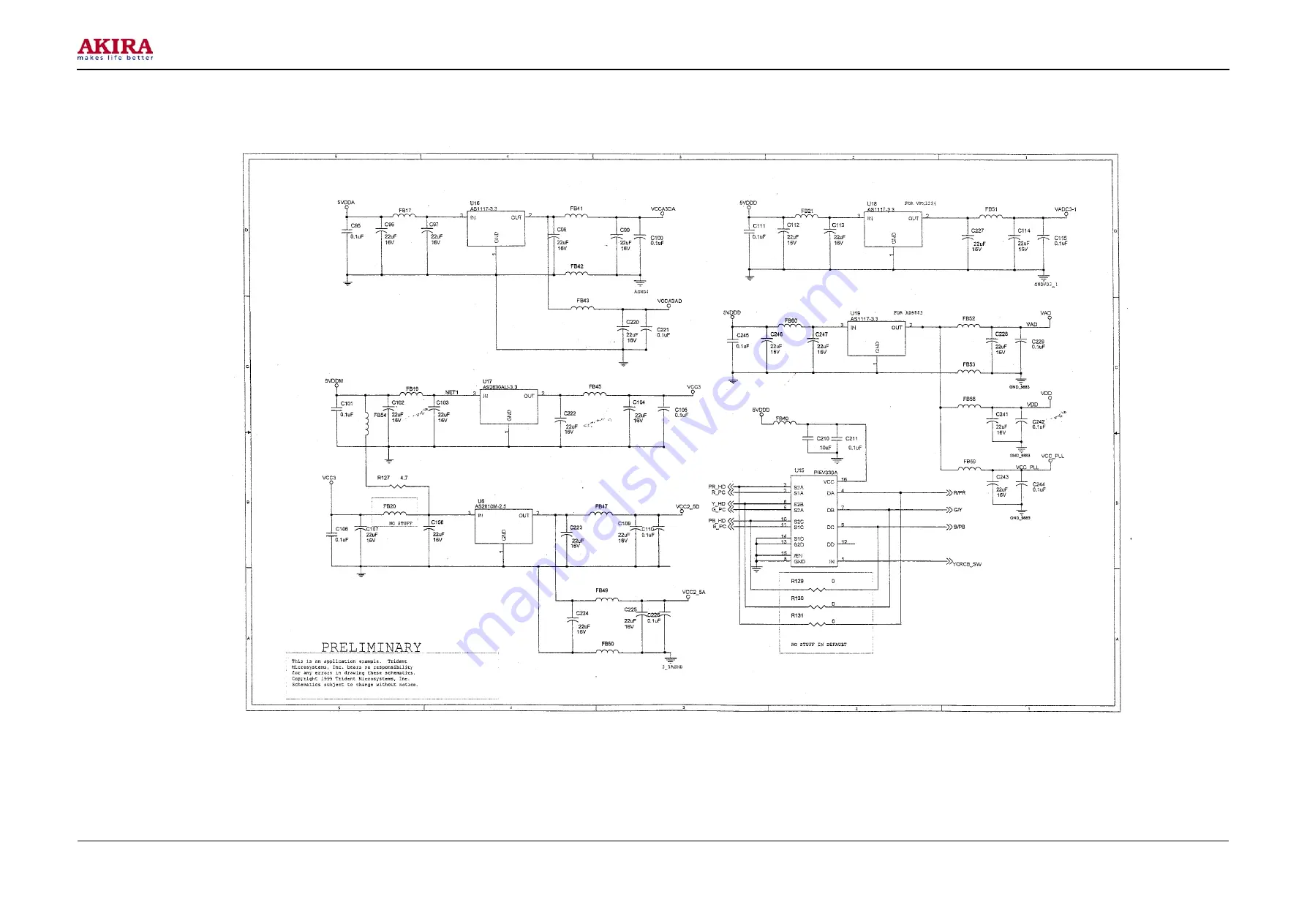 akira PTV-50H08 Service Manual Download Page 52