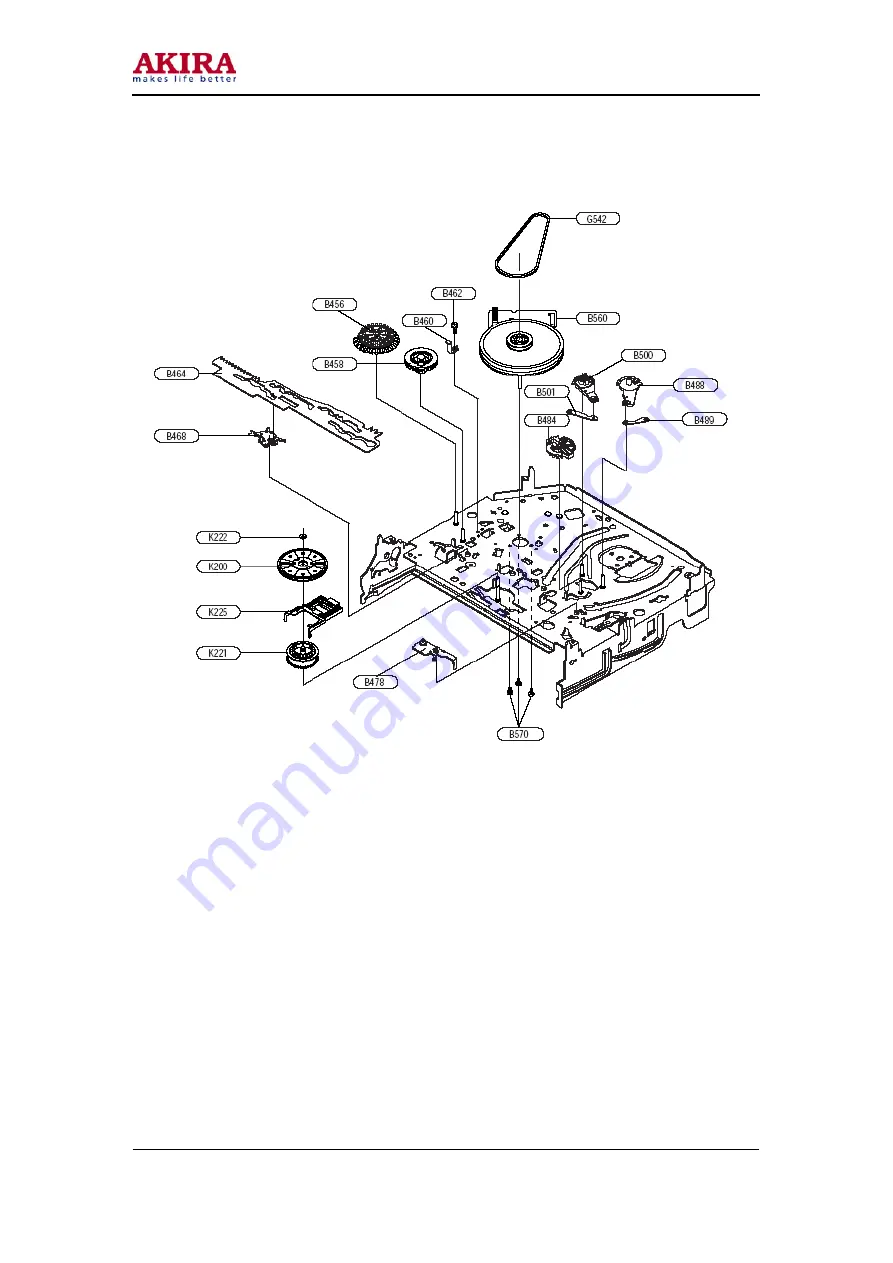 akira VCR-S407 Service Manual Download Page 17