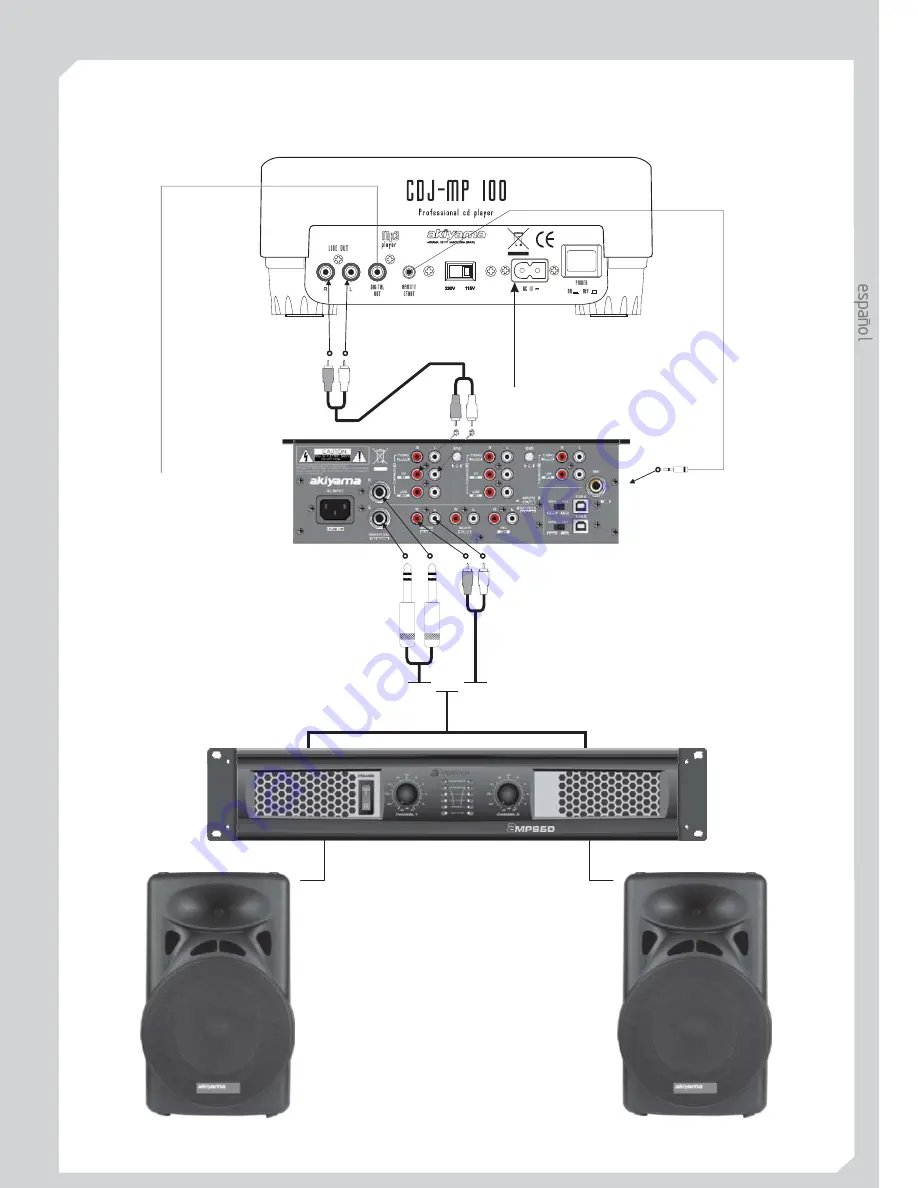 Akiyama CDJ-MP100 Instruction Manual Download Page 11