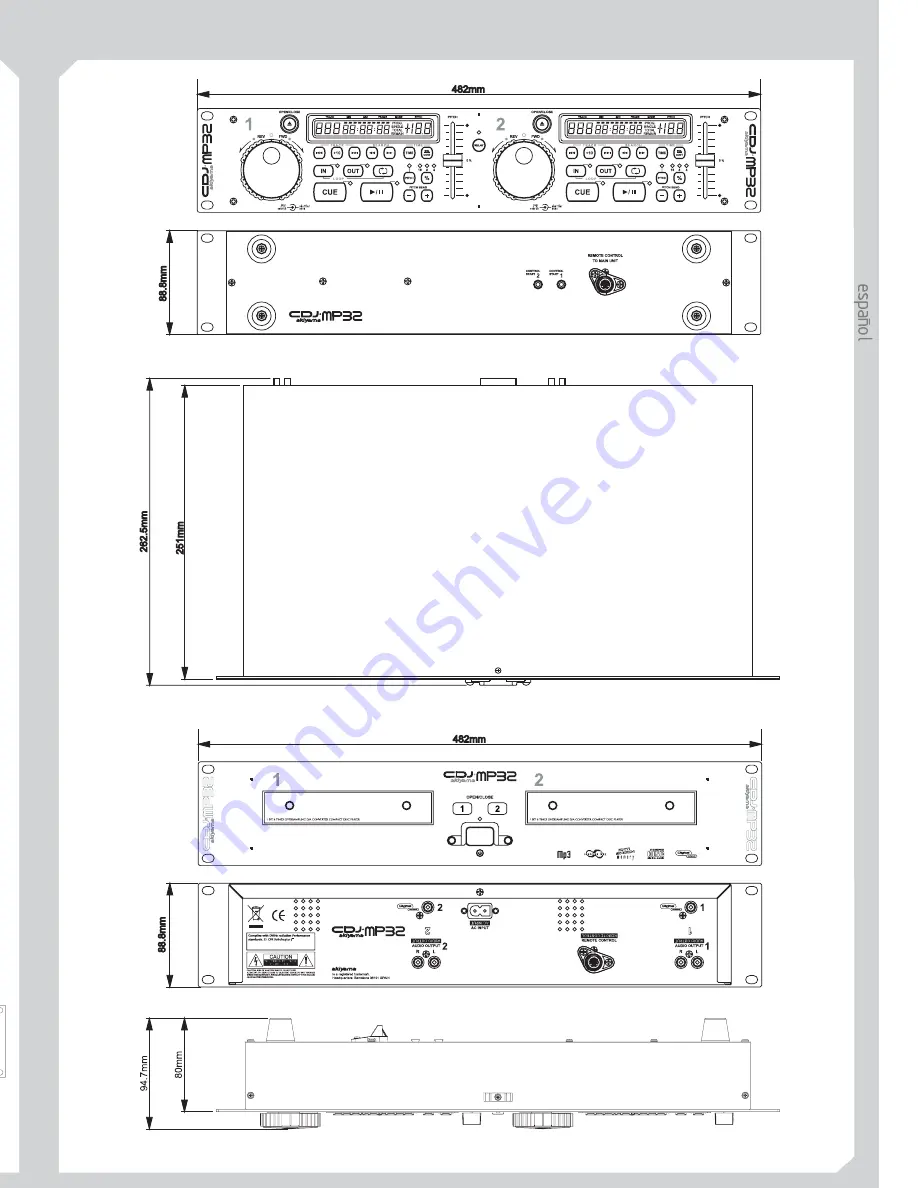 Akiyama CDJ-MP32 Instruction Manual Download Page 13