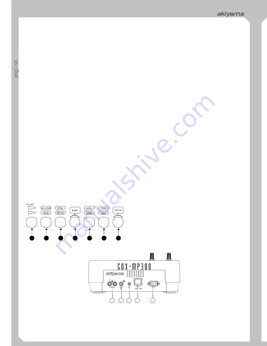 Akiyama CDX-MP300 Скачать руководство пользователя страница 12