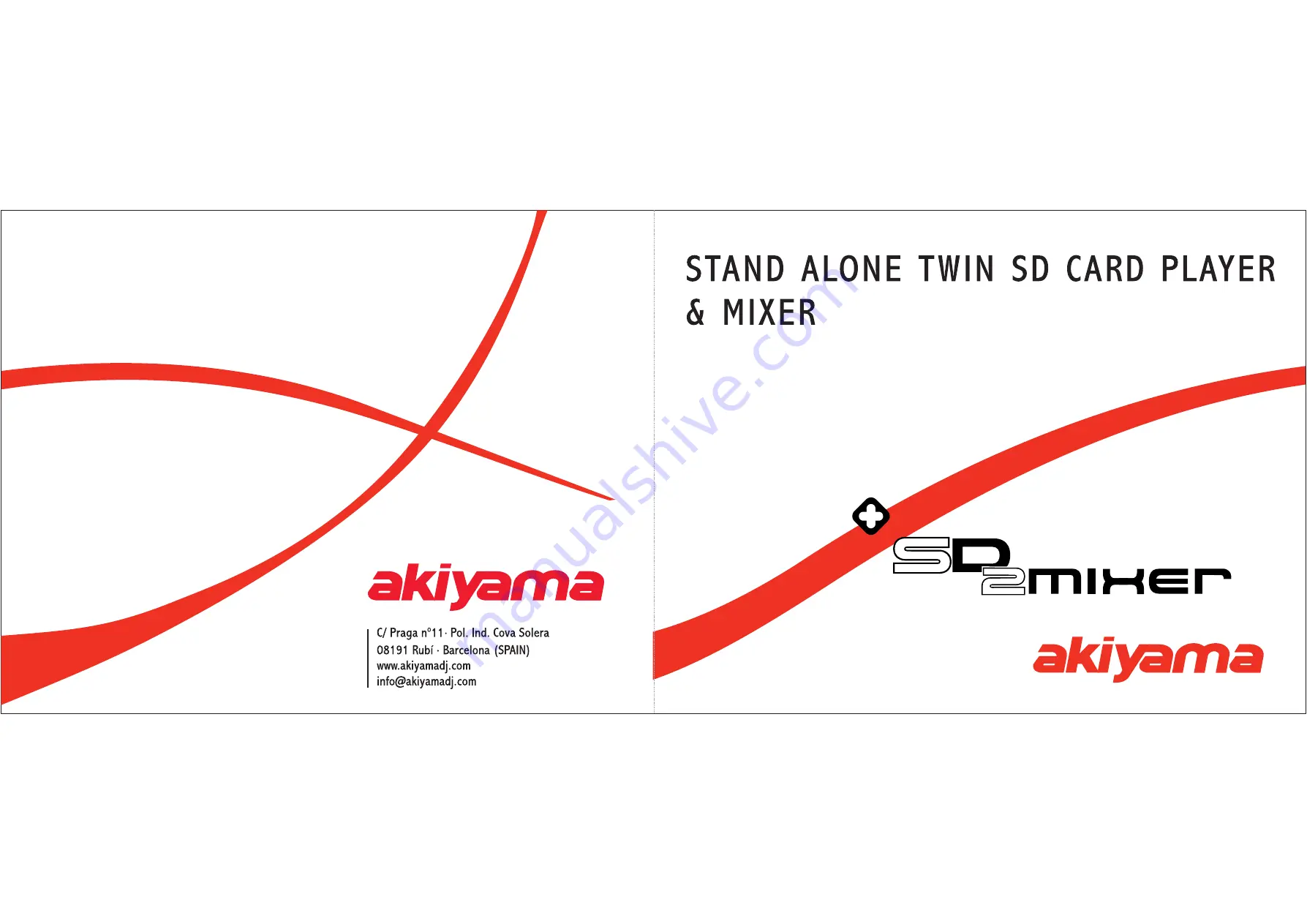 Akiyama SD2 MIXER User Manual Download Page 18