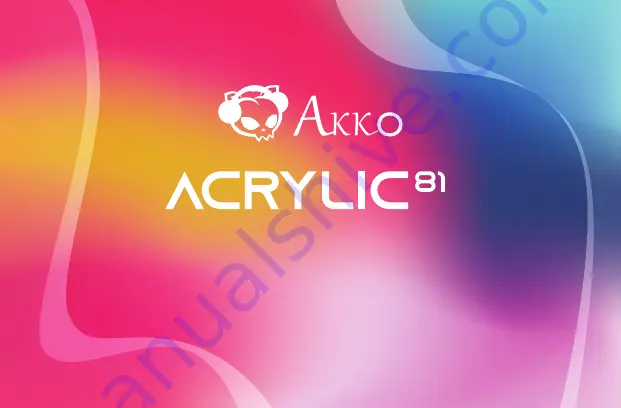 Akko 5018S RGB Скачать руководство пользователя страница 1