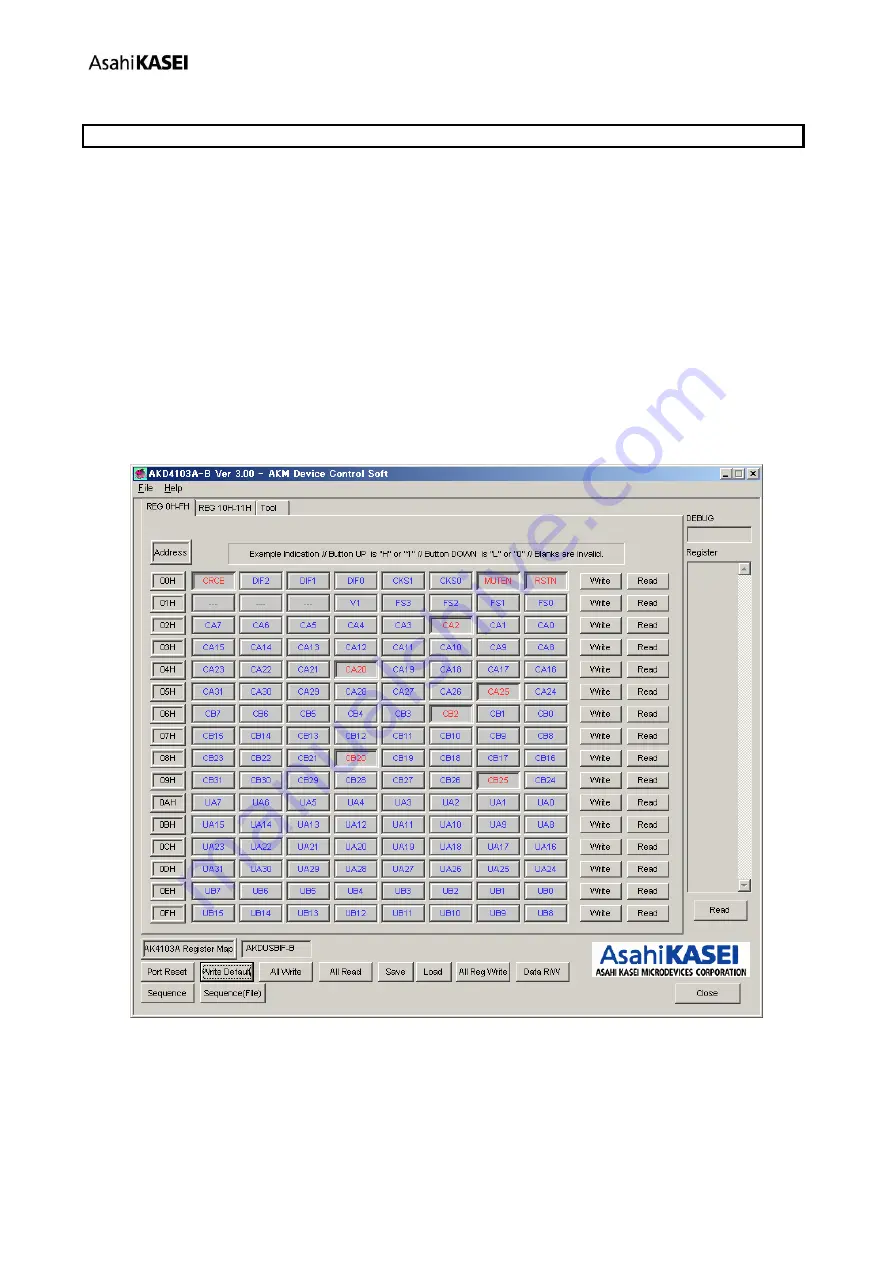 AKM AKD4103A-B Manual Download Page 6