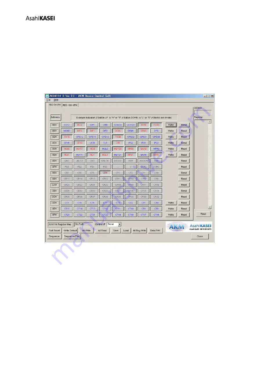 AKM AKD4114-B Manual Download Page 17