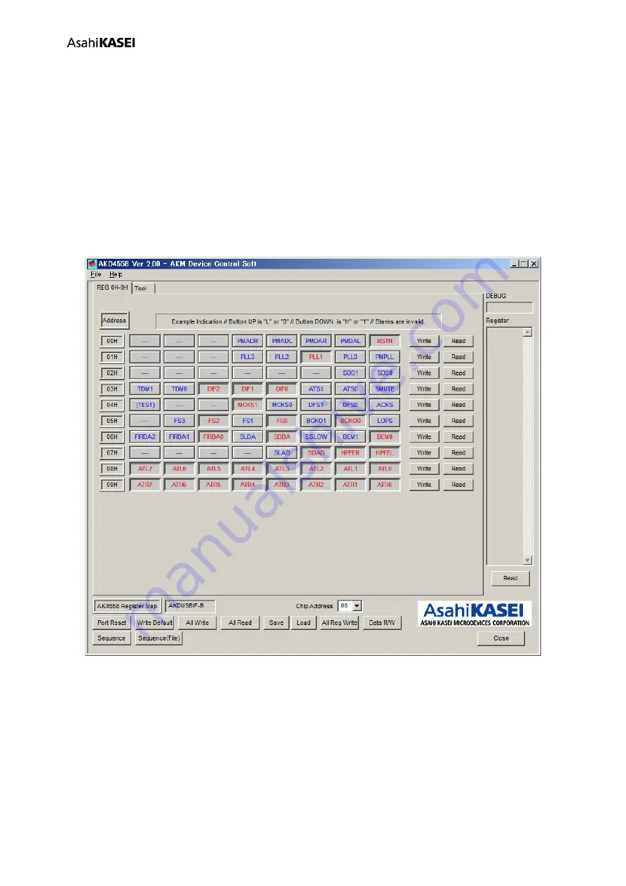 AKM AKD4558-A User Manual Download Page 17