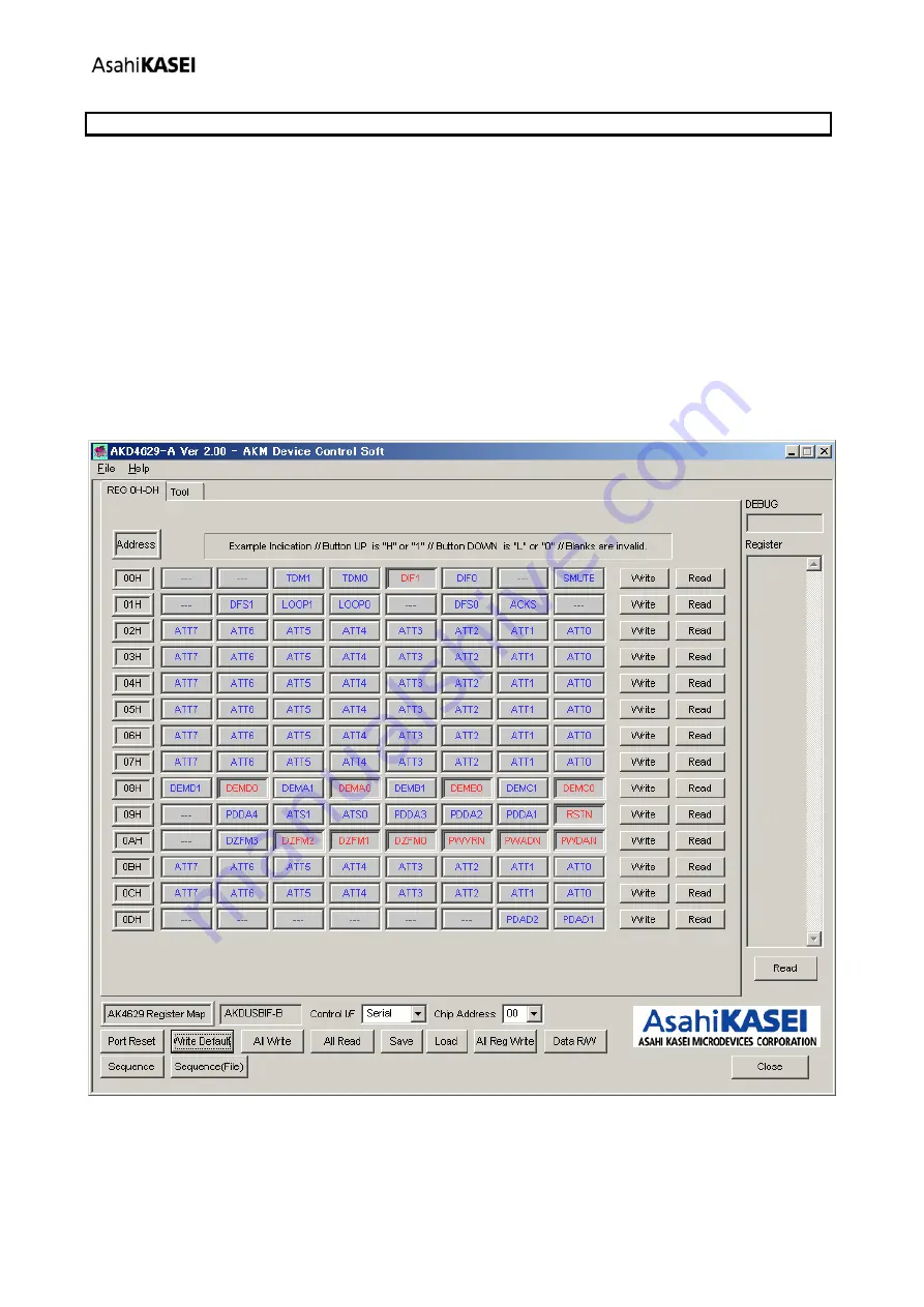 AKM AKD4629-A Скачать руководство пользователя страница 11