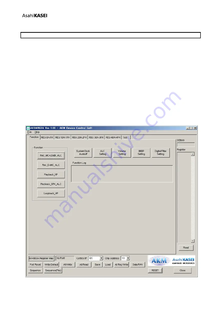 AKM AKD4953A-B Manual Download Page 9