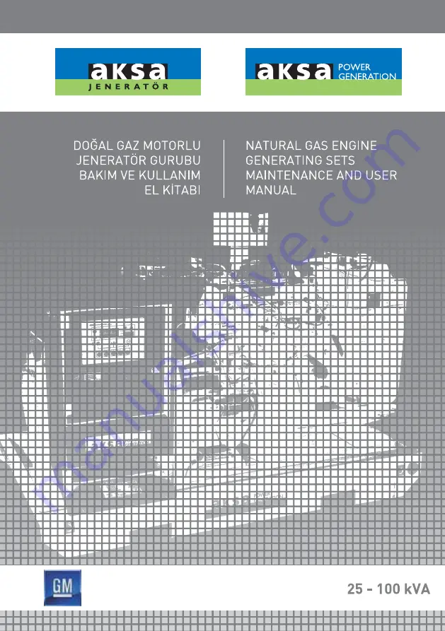 Aksa AGM 100 Manual Download Page 1