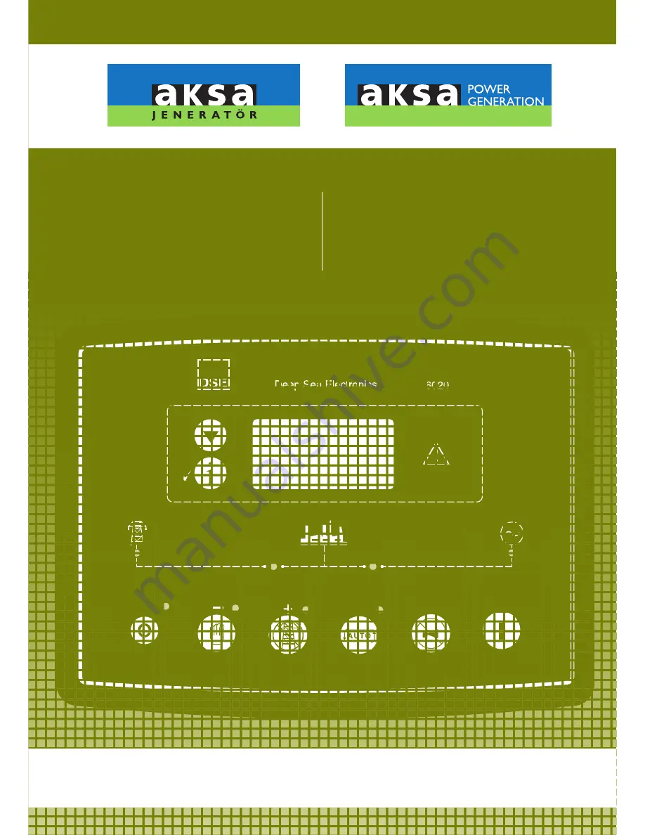 Aksa DSE 6020 AMF Operating Manual Download Page 1