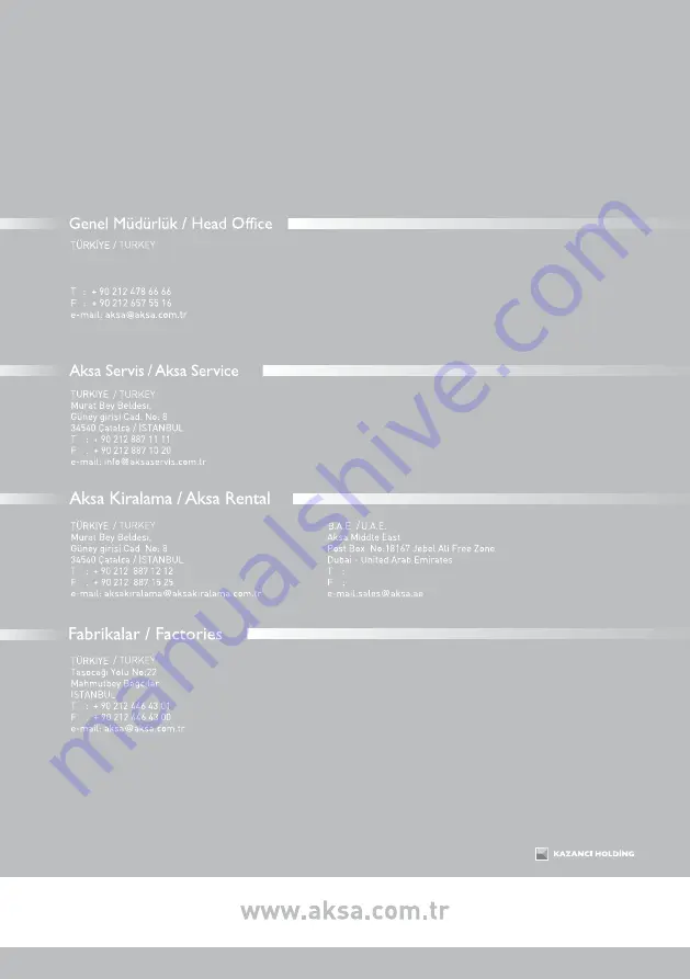 Aksa DSE 7320 AMF Operating Manual Download Page 50