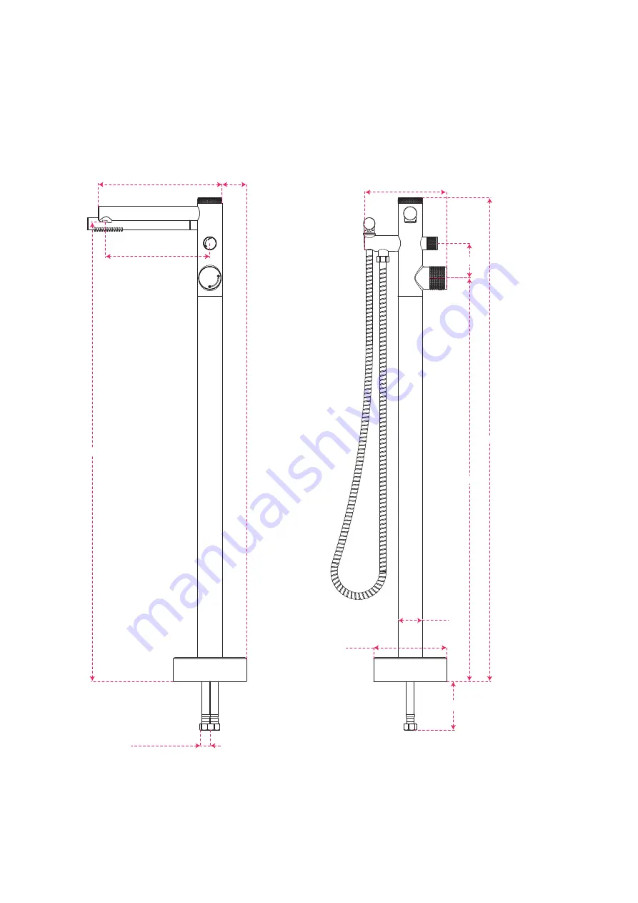 Akuaplus CLAUDIA FLSD5126CP Instruction Manual Download Page 4