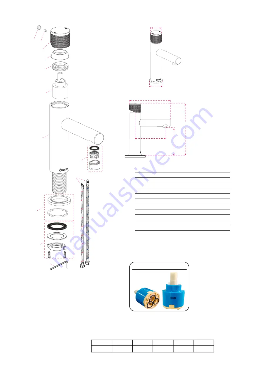 Akuaplus CLAUDIA RM5110CP Instruction Manual Download Page 3