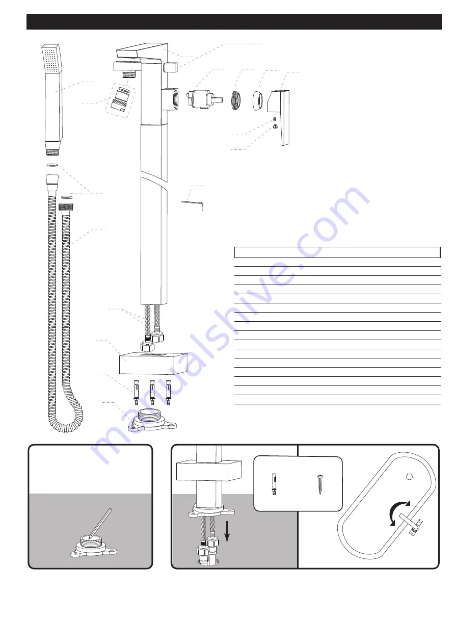 Akuaplus IRENE FLSD 802M001 User Manual Download Page 3