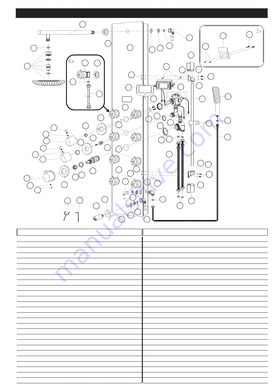 Akuaplus TECH SP M9960 Скачать руководство пользователя страница 3