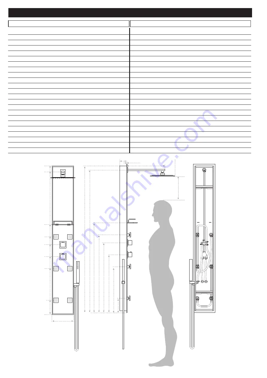 Akuaplus ZARA SPM 9662BL User Manual Download Page 4