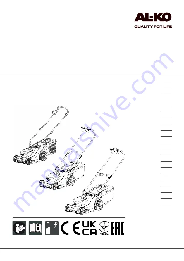 AL-KO 113842 Translation Of The Original Instructions For Use Download Page 1