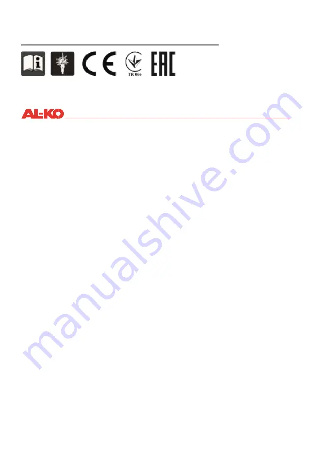 AL-KO 130 930 Instructions For Use Manual Download Page 2