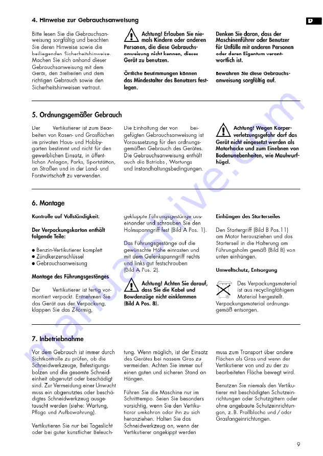 AL-KO 4000 VB Manual Download Page 9