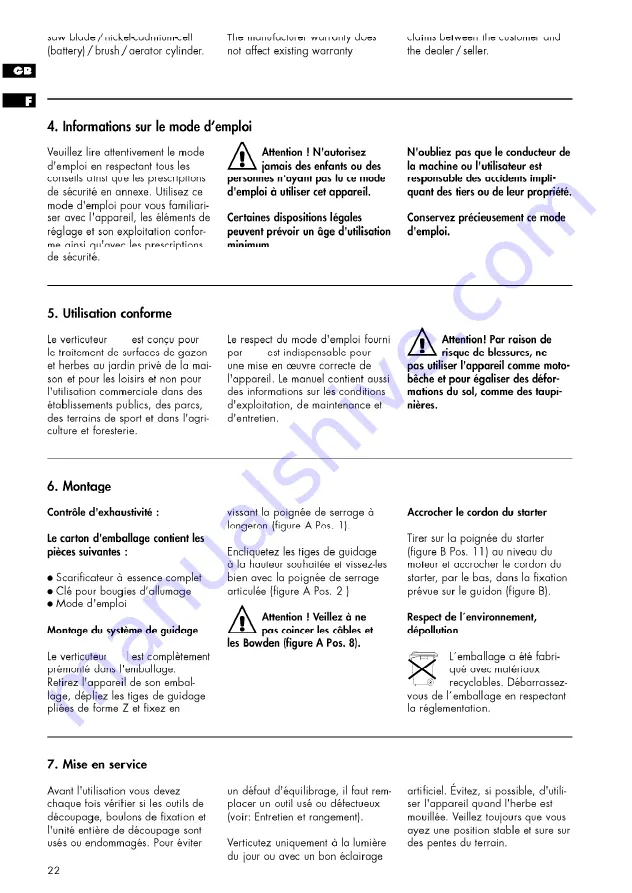 AL-KO 4000 VB Manual Download Page 22