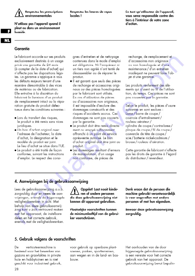 AL-KO 4000 VB Manual Download Page 28