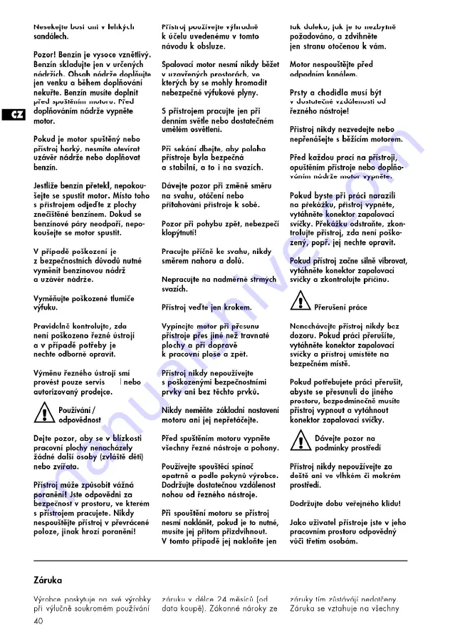 AL-KO 4000 VB Manual Download Page 40