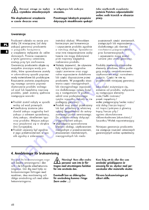 AL-KO 4000 VB Manual Download Page 48