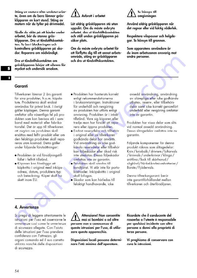 AL-KO 4000 VB Manual Download Page 54