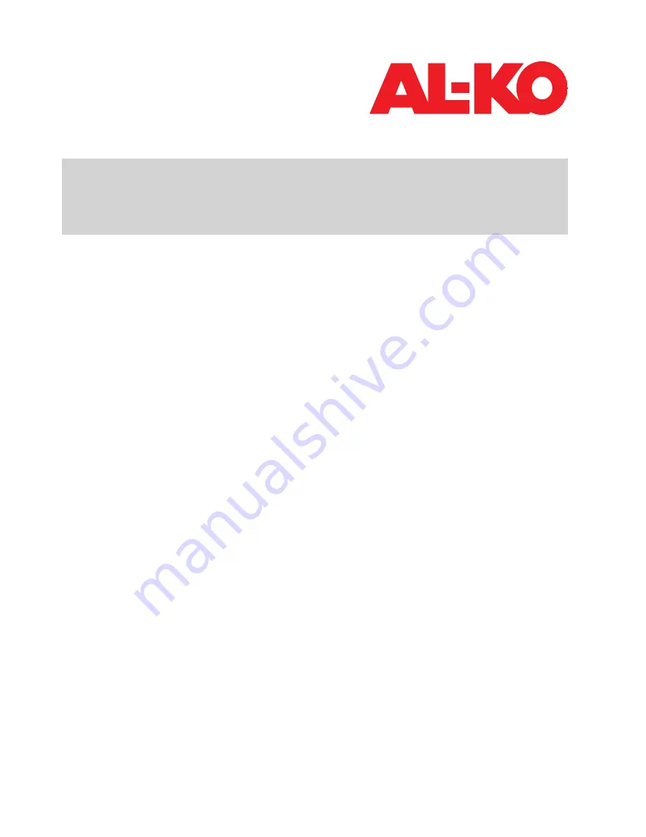 AL-KO AKS 2004 Assembly Instructions Download Page 1