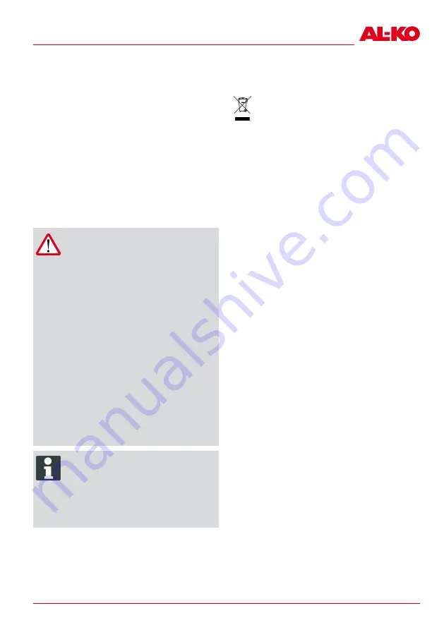 AL-KO B50 Li Manual Download Page 17