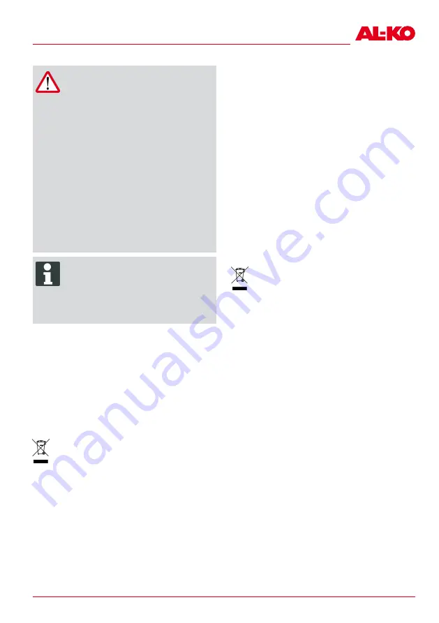 AL-KO B50 Li Manual Download Page 127