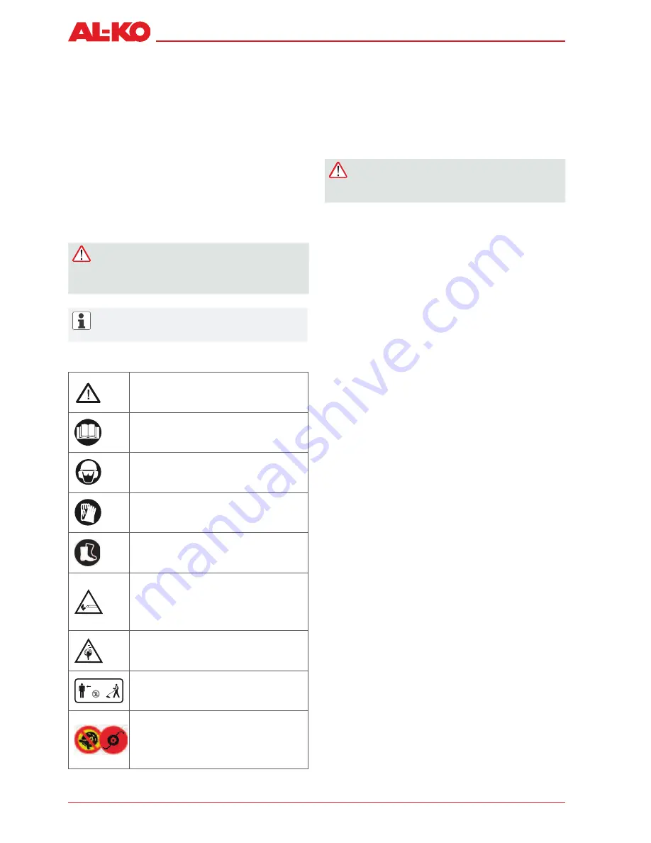 AL-KO BC 260 B Manual Download Page 184