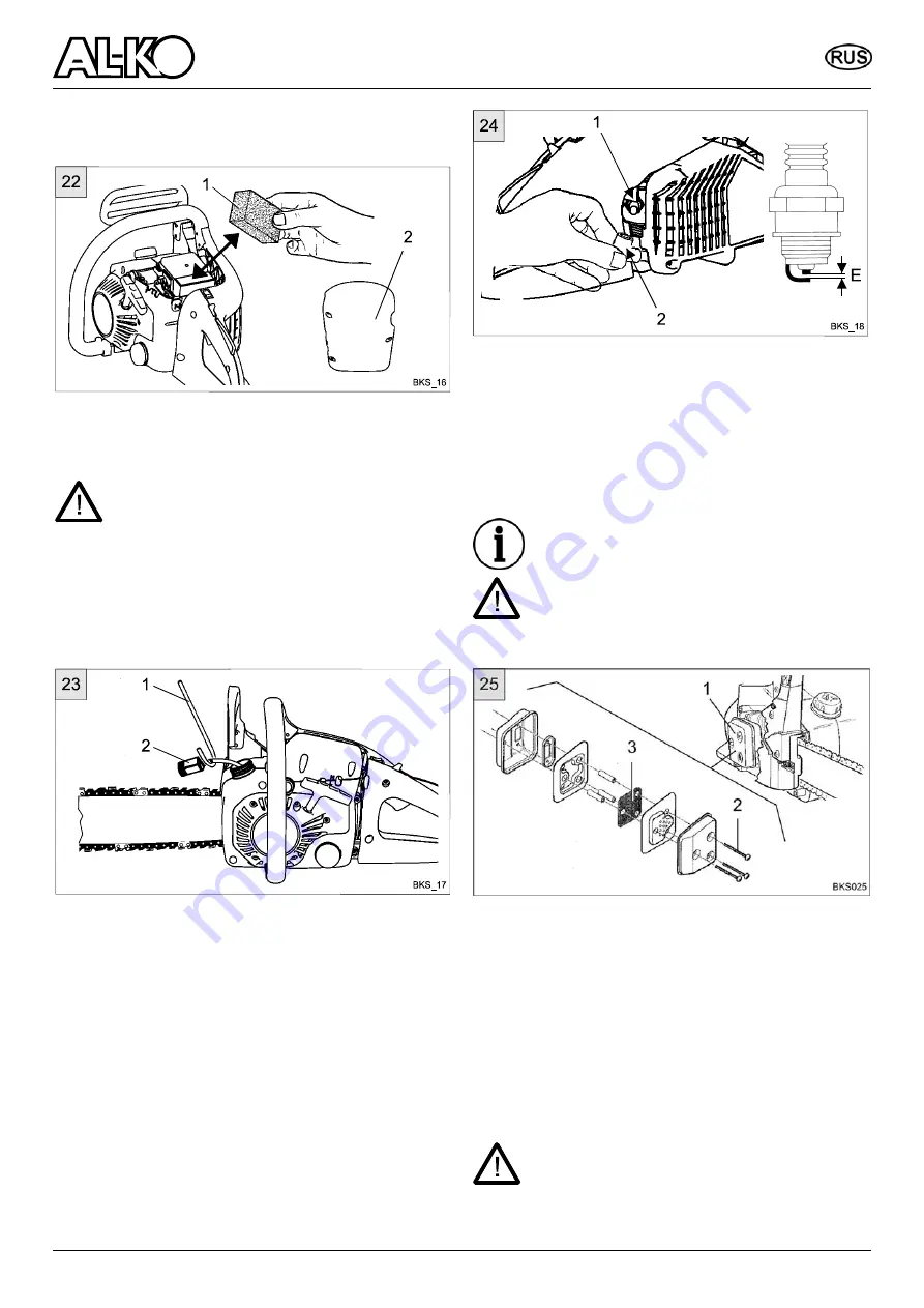 AL-KO BKS 35/35 Manual Download Page 196