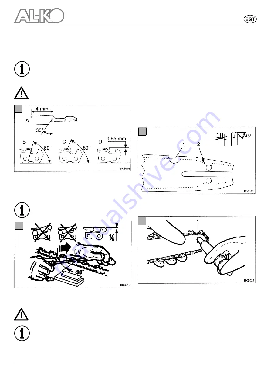 AL-KO BKS 35/35 Manual Download Page 207