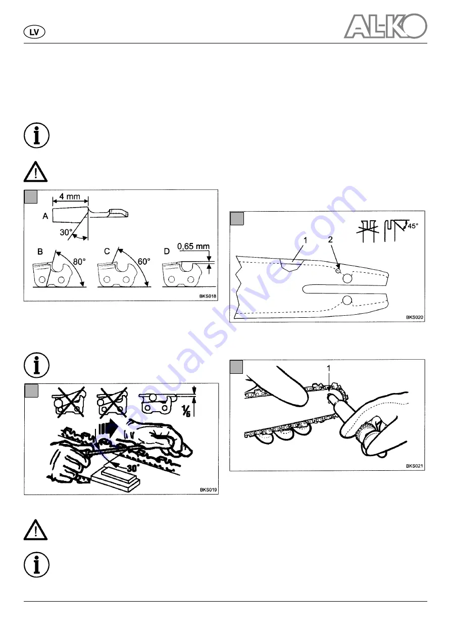 AL-KO BKS 35/35 Manual Download Page 220