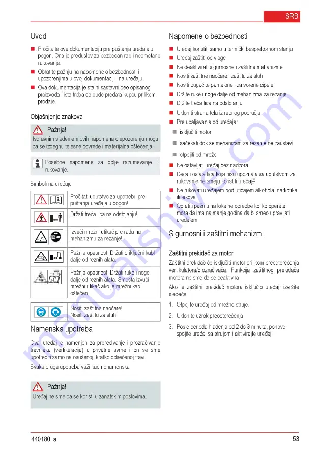 AL-KO Combi Care 32.3 VLE Comfort Operating Instructions Manual Download Page 53