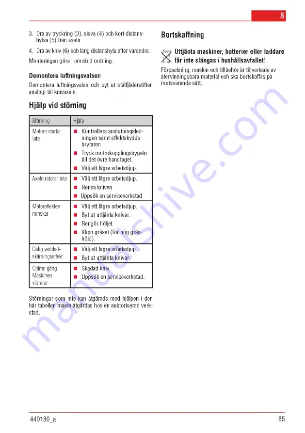 AL-KO Combi Care 32.3 VLE Comfort Operating Instructions Manual Download Page 85