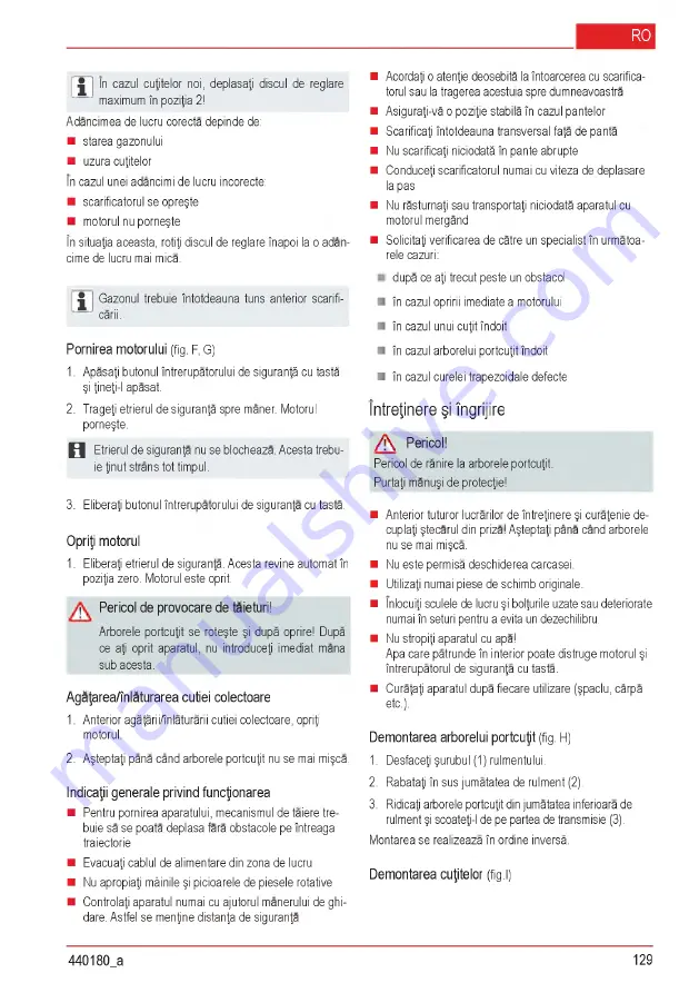 AL-KO Combi Care 32.3 VLE Comfort Operating Instructions Manual Download Page 129