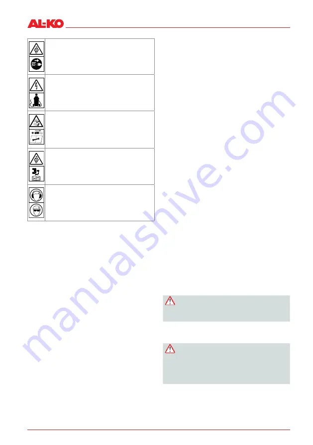 AL-KO Combi Care 38.6 E comfort Translation Of The Original Instructions For Use Download Page 22