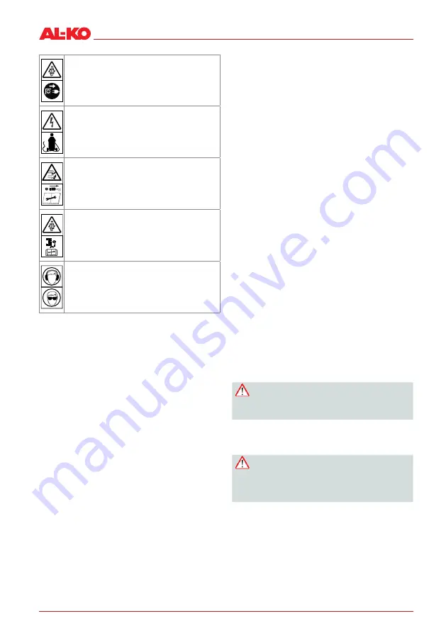 AL-KO Combi Care 38.6 E comfort Translation Of The Original Instructions For Use Download Page 100