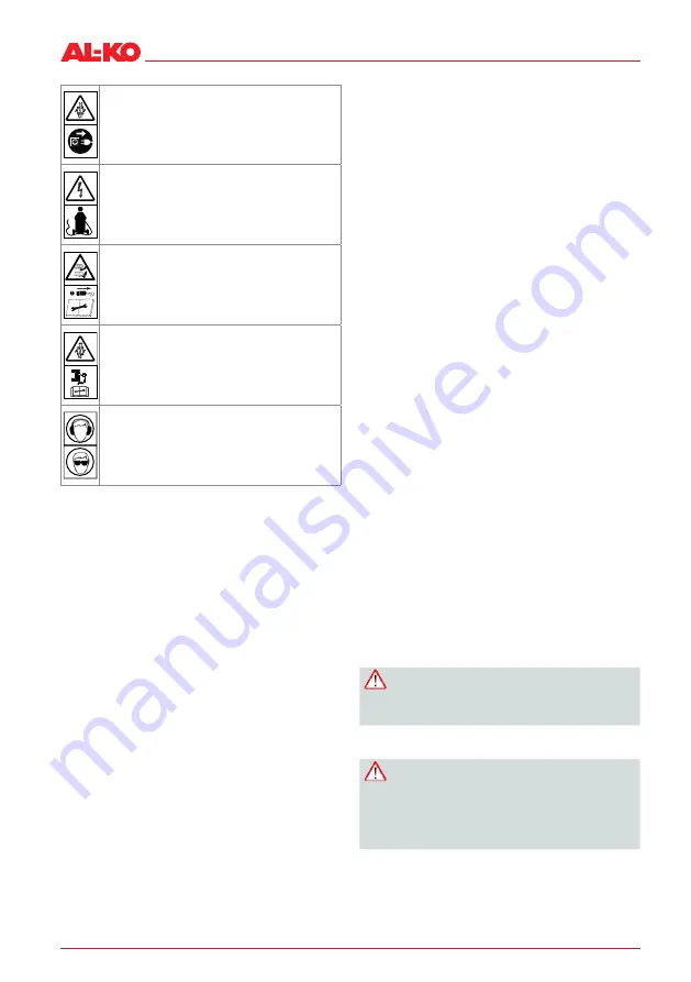 AL-KO Combi Care 38.6 E comfort Translation Of The Original Instructions For Use Download Page 130