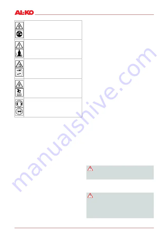 AL-KO Combi Care 38.6 E comfort Translation Of The Original Instructions For Use Download Page 142