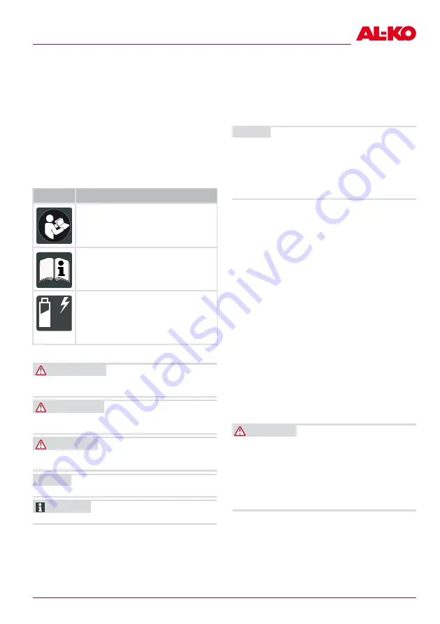 AL-KO CSM 1815 Operating Instructions Manual Download Page 123