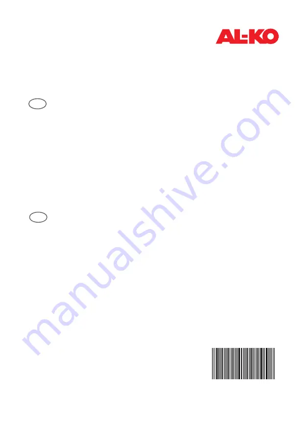 AL-KO ET-SET Service Manual Download Page 1