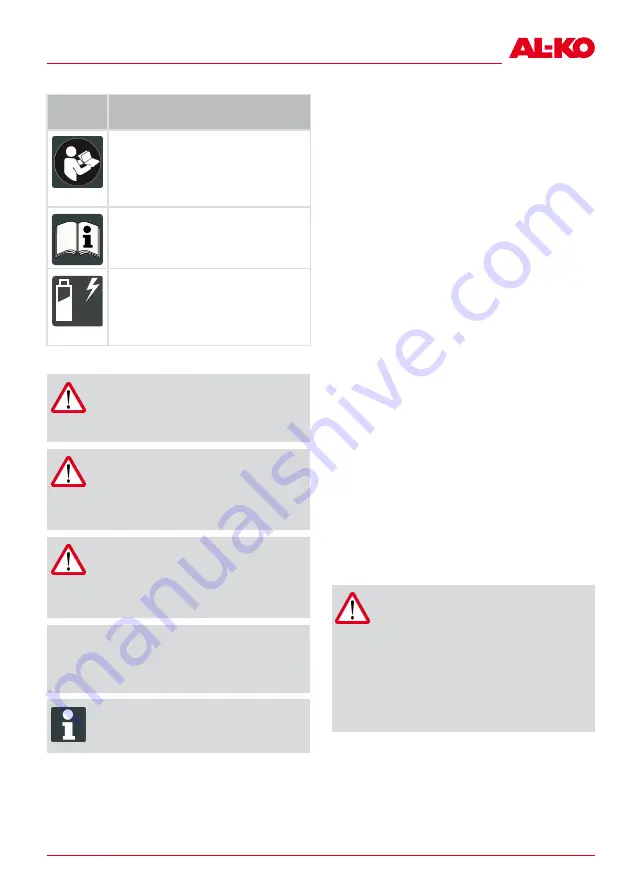 AL-KO GT 2000 Translation Of The Original Instructions For Use Download Page 205