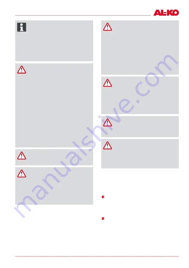 AL-KO HT 18V Li Operating Instructions Manual Download Page 131