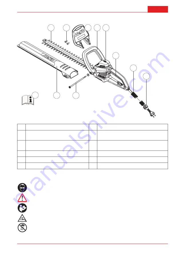 AL-KO HT 600 FLEXIBLE CUT Instruction Manual Download Page 195