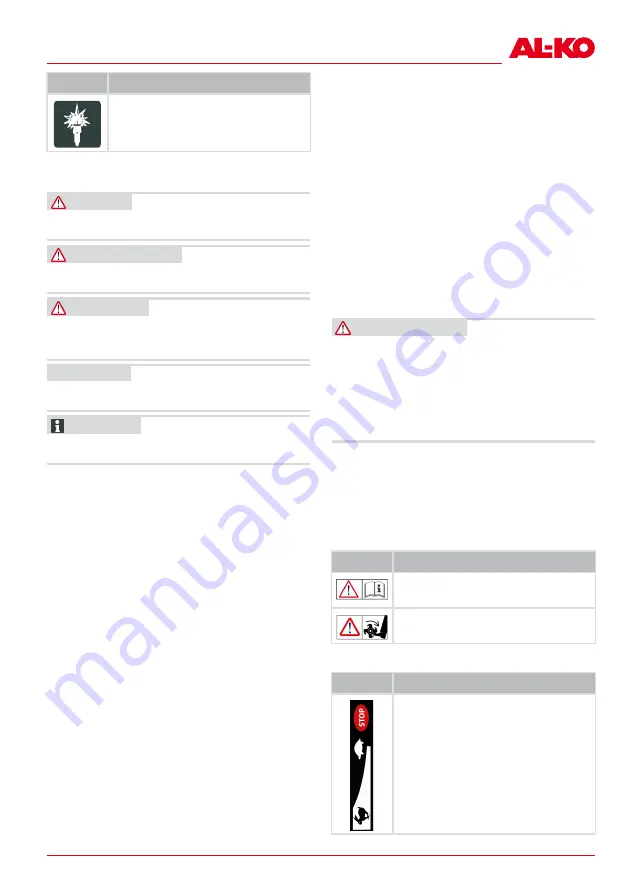 AL-KO MH360 Instructions Manual Download Page 31